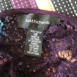 2 piece pant and top set. Plum color very comfortable material. Never worn.